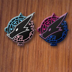 PRE-ORDER: Beast World Logo Pins (Bisexual or Transgender Flag Colors)