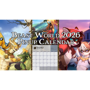 2026 Beast World Pinup Calendar